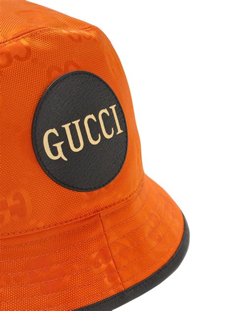 orange gucci bucket hat